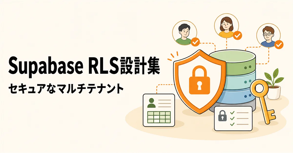 【技術解説】Supabase RLSポリシー設計パターン集 - セキュアなマルチテナント実装 | MELLA